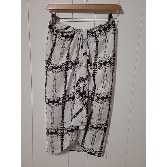 Bec & Bridge Skirt Women's Size 2 Black White Romantic Cottage Boho Fairy Lined - Picture 2 of 10